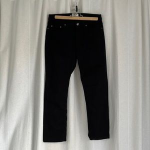 Acne Studios Row Jeans, Black, Size 26